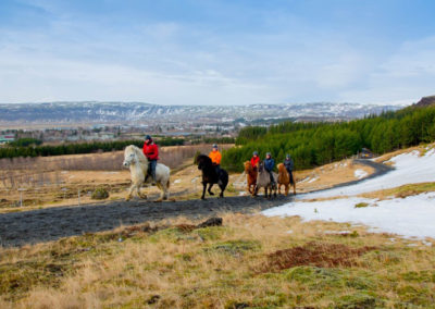 rideture og varme kilder - Eldhestar i Island og ISLANDSREJSER