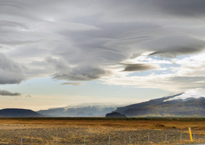 Udsigt til Eyjafjallajökull