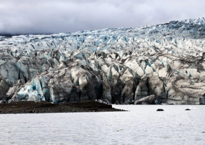 Gletsjeren ved Kverkfjöll-gletsjertunge ved Vatnajökull på kør-selv ferie, bilferie og rejser til Island med ISLANDSREJSER