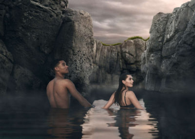 Sky Lagoon geotermisk spa i Reykjavik - rejser til Island med ISLANDSREJSER