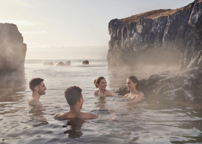 Sky Lagoon geotermisk spa i Reykjavik - rejser til Island med ISLANDSREJSER