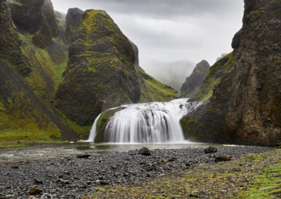Stjórnarfoss på kør-selv ferie, bilferie og rejser til Island med ISLANDSREJSER