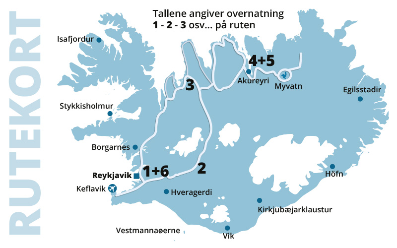 Aktiv ferie på Island - kør-selv ferie og bilferie i Island med ISLANDSREJSER