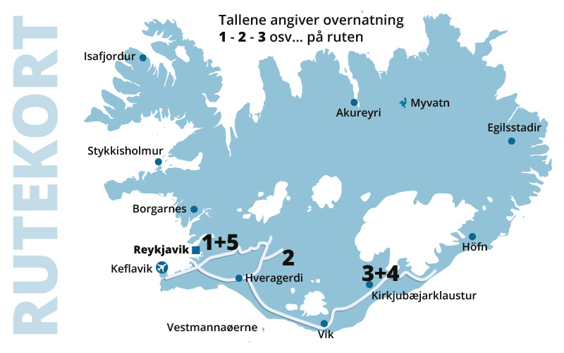 Billig rejse til Island - grupperejser med ISLANDSREJSER