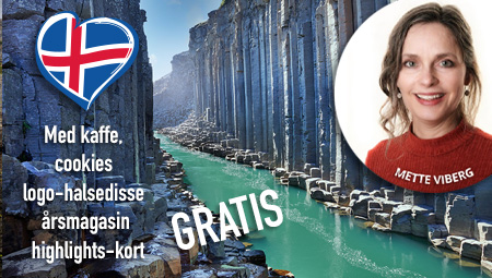 Foredrag om Island - gratis. Foredragsholder er Mette Viberg