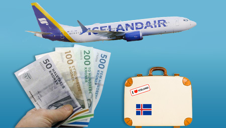 Flybilletter og fly til Island med ICELANDAIR og ISLANDSREJSER