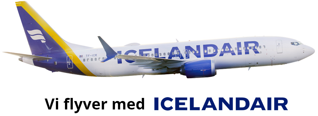 Vi flyver med Icelandair