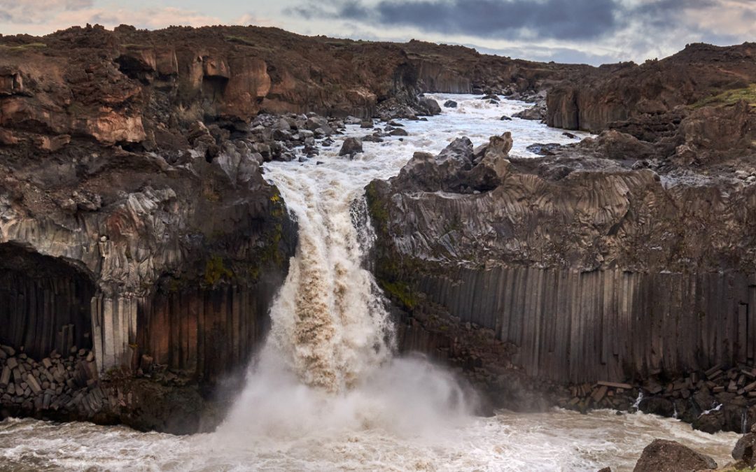 Aldeyjarfoss vandfaldet