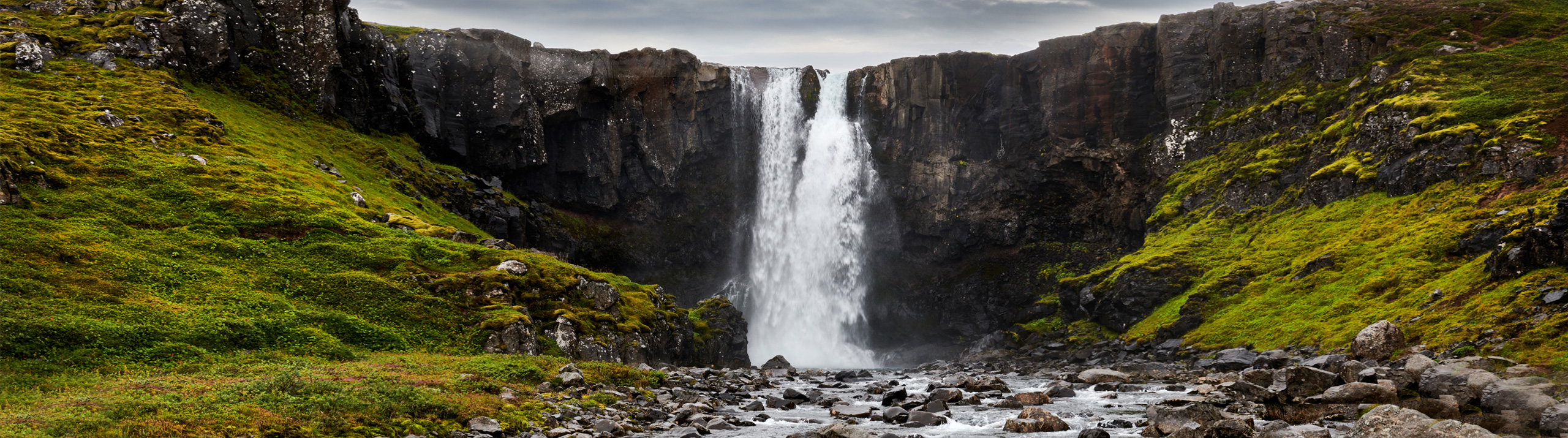 Gufufoss vandfaldet - vandfald i Island