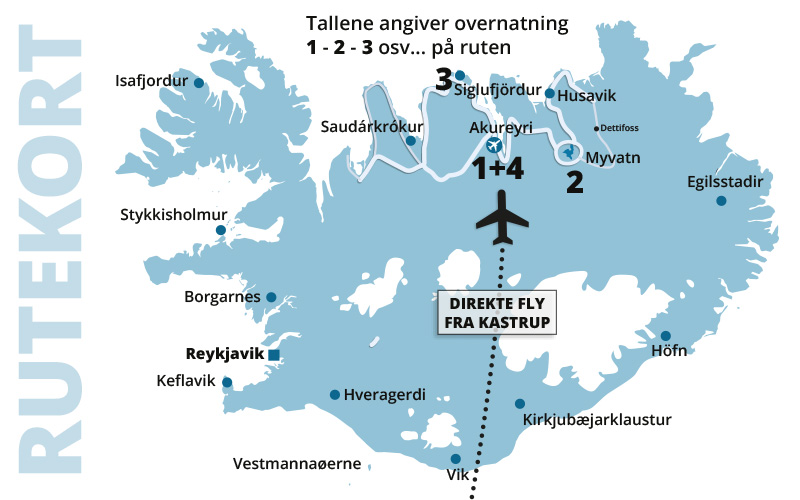 Kør-selv ferie i Island med ISLANDSREJSER