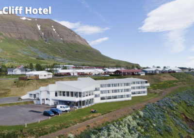 Cliff Hotel på kør-selv ferie bilferie og grupperejser i Island med ISLANDSREJSER