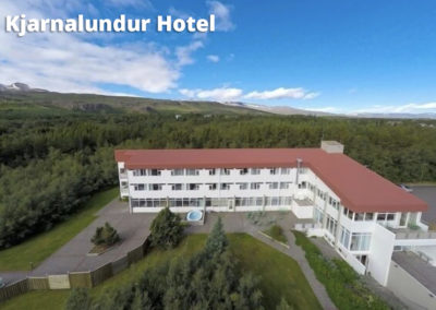 Kjarnalundur Hotel på kør-selv ferie bilferie og grupperejser i Island med ISLANDSREJSER