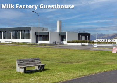 Milk Factory Guesthouse på kør-selv ferie bilferie og grupperejser i Island med ISLANDSREJSER