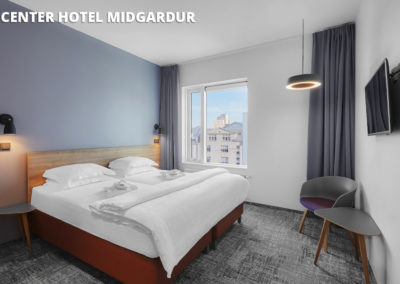 Center Hotel Midgardur på kør-selv ferie bilferie og grupperejser i Island med SLANDSREJSER