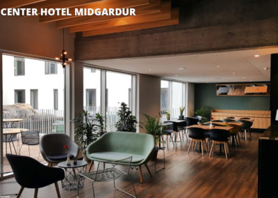 Center Hotel Midgardur på kør-selv ferie bilferie og grupperejser i Island med SLANDSREJSER