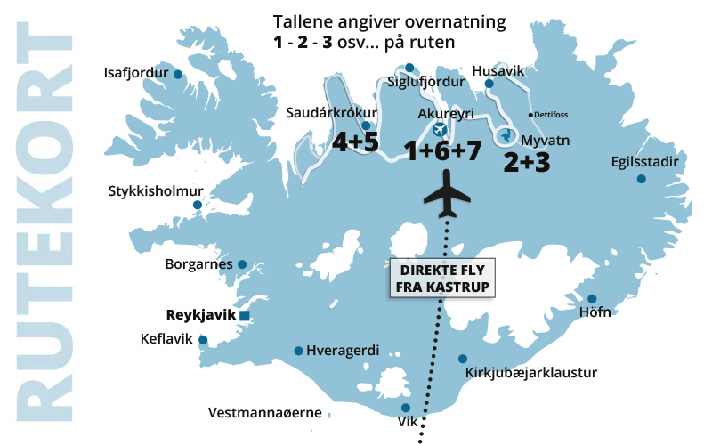 Kør-selv ferie i Island med ISLANDSREJSER