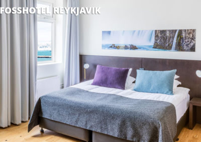 Fosshotel Reykjavik i Island på kør-selv ferie og bilferie med ISLANDSREJSER