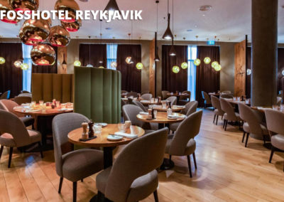 Fosshotel Reykjavik i Island på kør-selv ferie og bilferie med ISLANDSREJSER