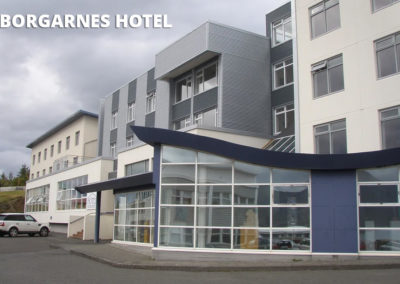 Borgarnes Hotel i Island på kør-selv ferie og bilferie med ISLANDSREJSER