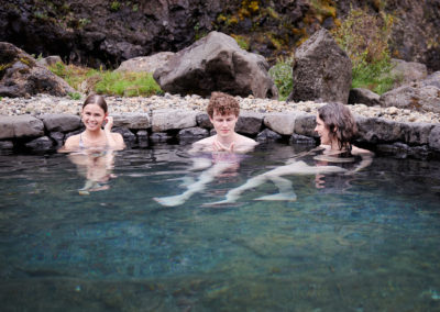 Husafell Canyon Baths - geotermiske bade og varme kilder i Island - aktiviteter med ISLANDSREJSER