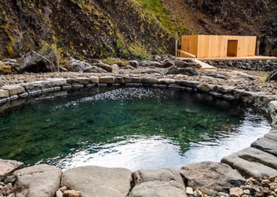 Husafell Canyon Baths - geotermiske bade og varme kilder i Island - aktiviteter med ISLANDSREJSER