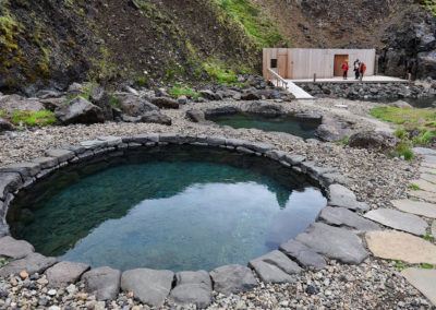 Husafell Canyon Baths - geotermiske bade og varme kilder i Island - aktiviteter med ISLANDSREJSER
