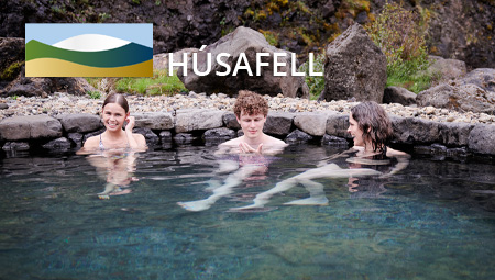 Varme kilder Island - Husafell Canyon Baths geotermiske bade