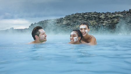 Varme kilder og geotermiske bade i Island