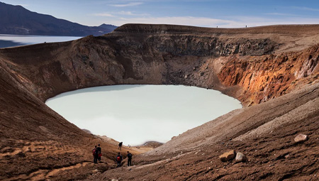 Askja vulkanen - en guidet tur og aktiviteter i Island med ISLANDSREJSER