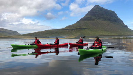 Kirkjufell fajaktur - aktiviteter i Island med ISLANDSREJSER