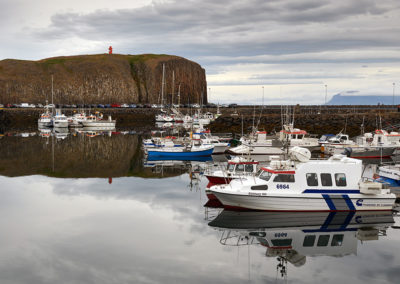 Kajaktur ved Stykkisholmur - havkajak ved Snæfellsnes-halvøen - aktiviteter i Island med ISLANDSREJSER