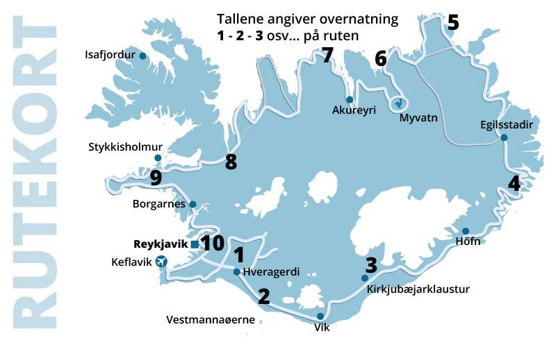 Arctic Coastway og Arktiske Iskand - kør-selv ferie og bilferie med ISLANDSREJSER
