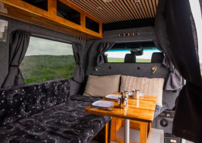 Camper van og rejser til Island med ISLANDSREJSER - indretning, Camp Big Foot