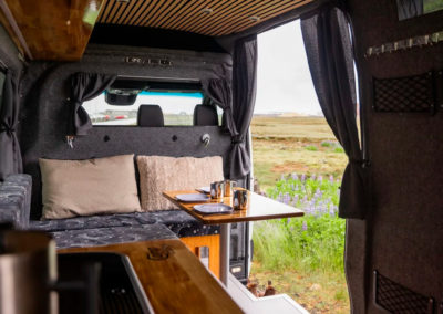 Camper van og rejser til Island med ISLANDSREJSER - indretning, Camp Big Foot