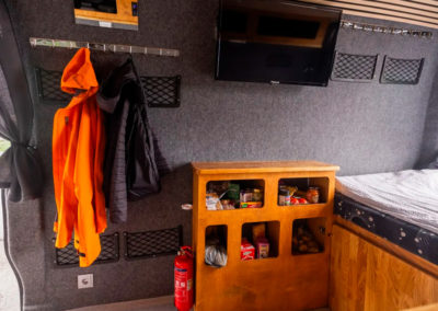 Camper van og rejser til Island med ISLANDSREJSER - indretning, Camp Big Foot