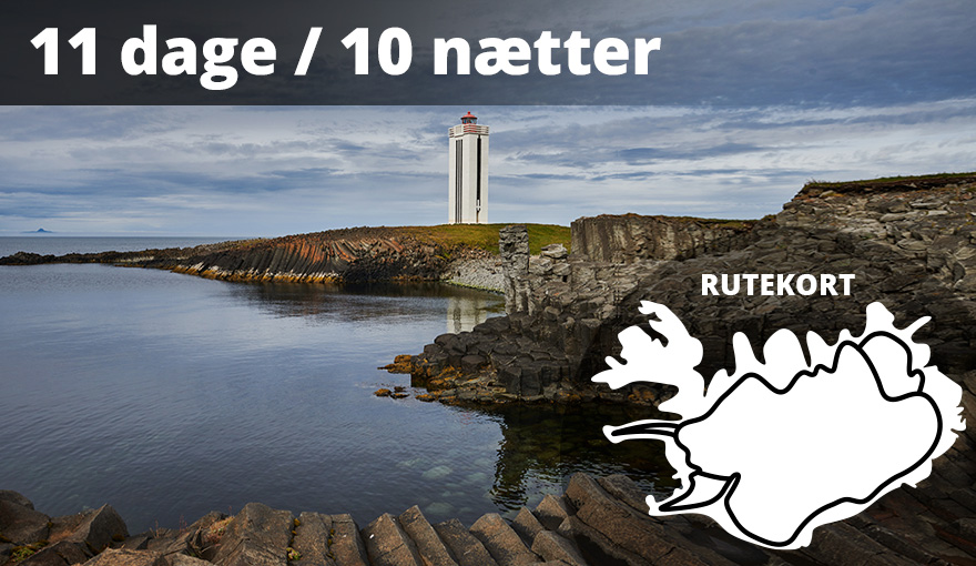 Kør-selv ferie i Island med ISLANDSREJSER