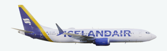 Icelandair jet - rejser til Island