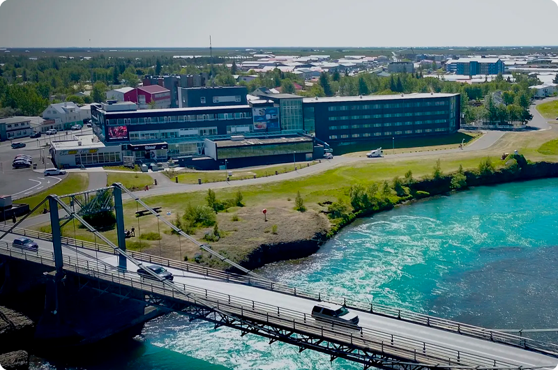 Grupperejser til Island med ISLANDSREJSER. Hotel Selfoss